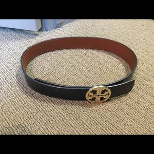 Tory Burch Black Belt Reversible